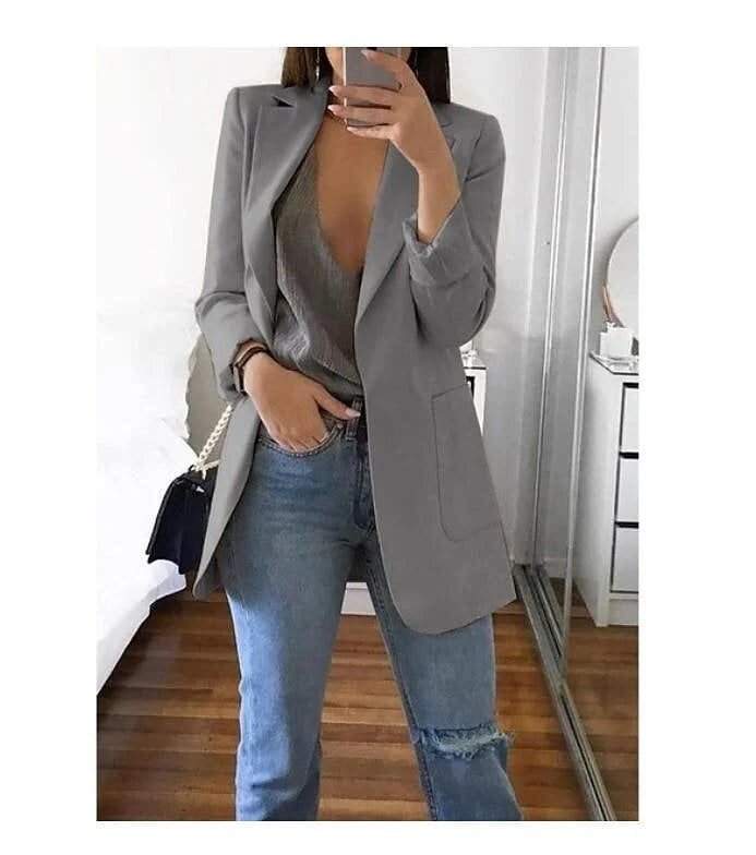 Amira Vest | Tijdloos Fashionitem Lang Vest Minimalistische Stijl