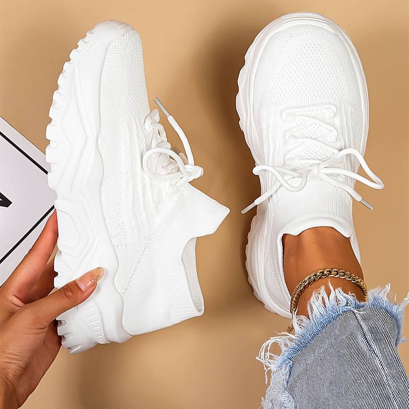 Giulia Orthopedische Sneakers voor dames | Stretchy Comfortschoenen met Memory Foam en Voetboogondersteuning