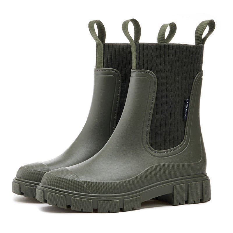 Fudus Regenlaarzen | 100% Waterdichte Dames Laarzen met Comfortzool