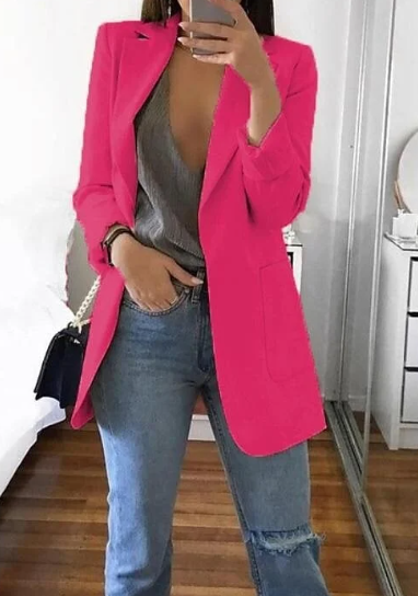 Amira Vest | Tijdloos Fashionitem Lang Vest Minimalistische Stijl