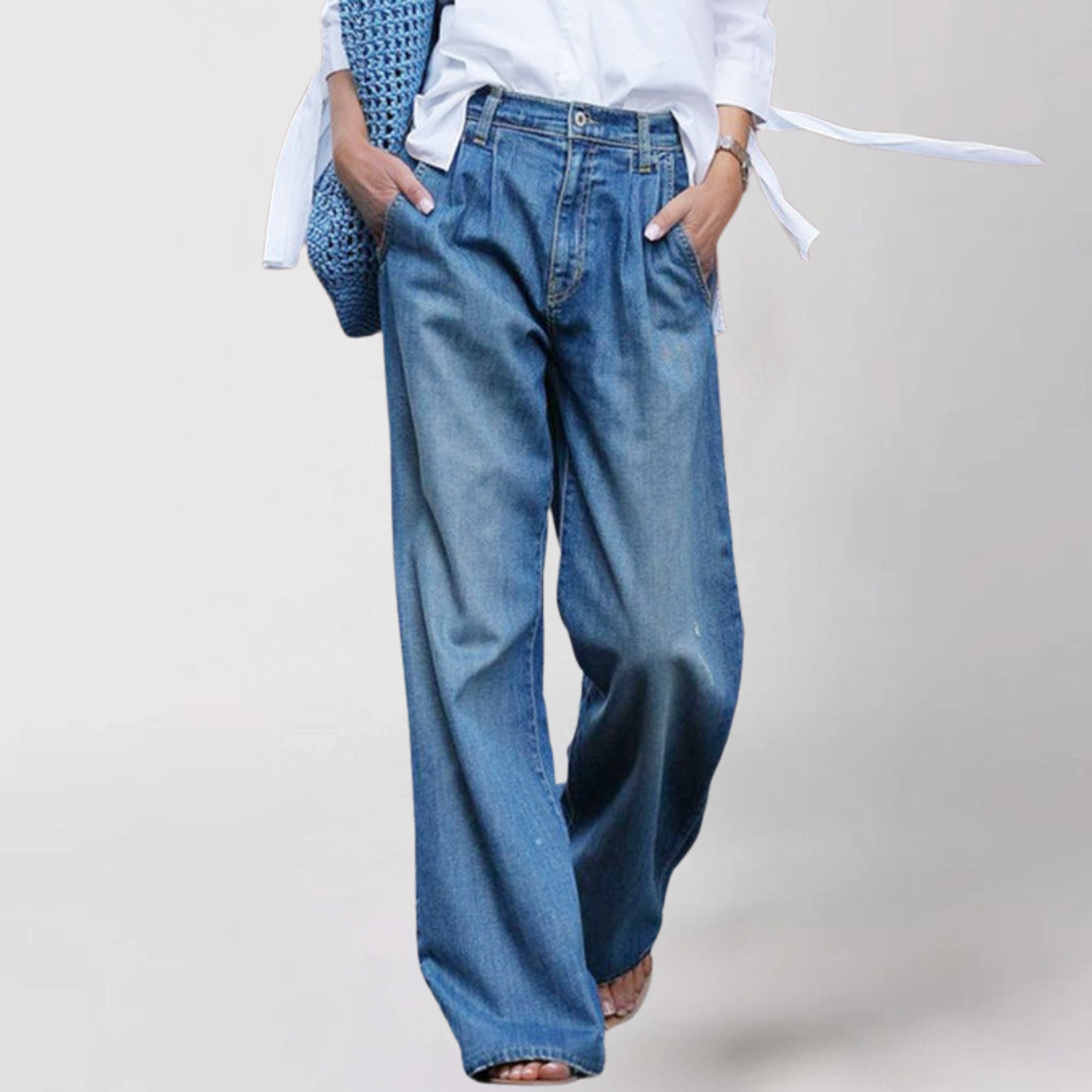 Sofia Jeans | Wijde Dames Jeans van Hoogwaardig Denim met Comfortabele Pasvorm