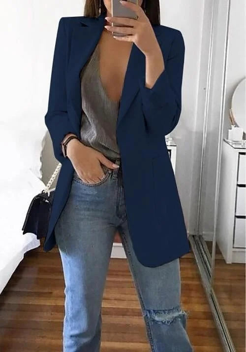 Amira Vest | Tijdloos Fashionitem Lang Vest Minimalistische Stijl