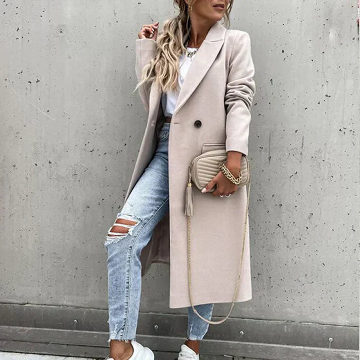 Adriana - Luxe Tweed Plaid Jas | Elegante Damesjas met Tijdloos Ruitmotief en Knoopsluiting