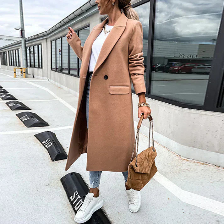Adriana - Luxe Tweed Plaid Jas | Elegante Damesjas met Tijdloos Ruitmotief en Knoopsluiting