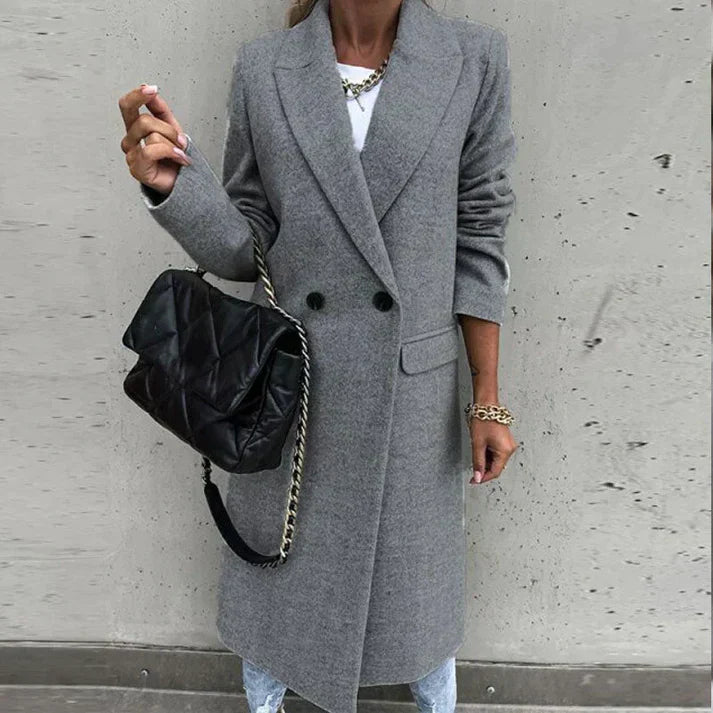 Adriana - Luxe Tweed Plaid Jas | Elegante Damesjas met Tijdloos Ruitmotief en Knoopsluiting