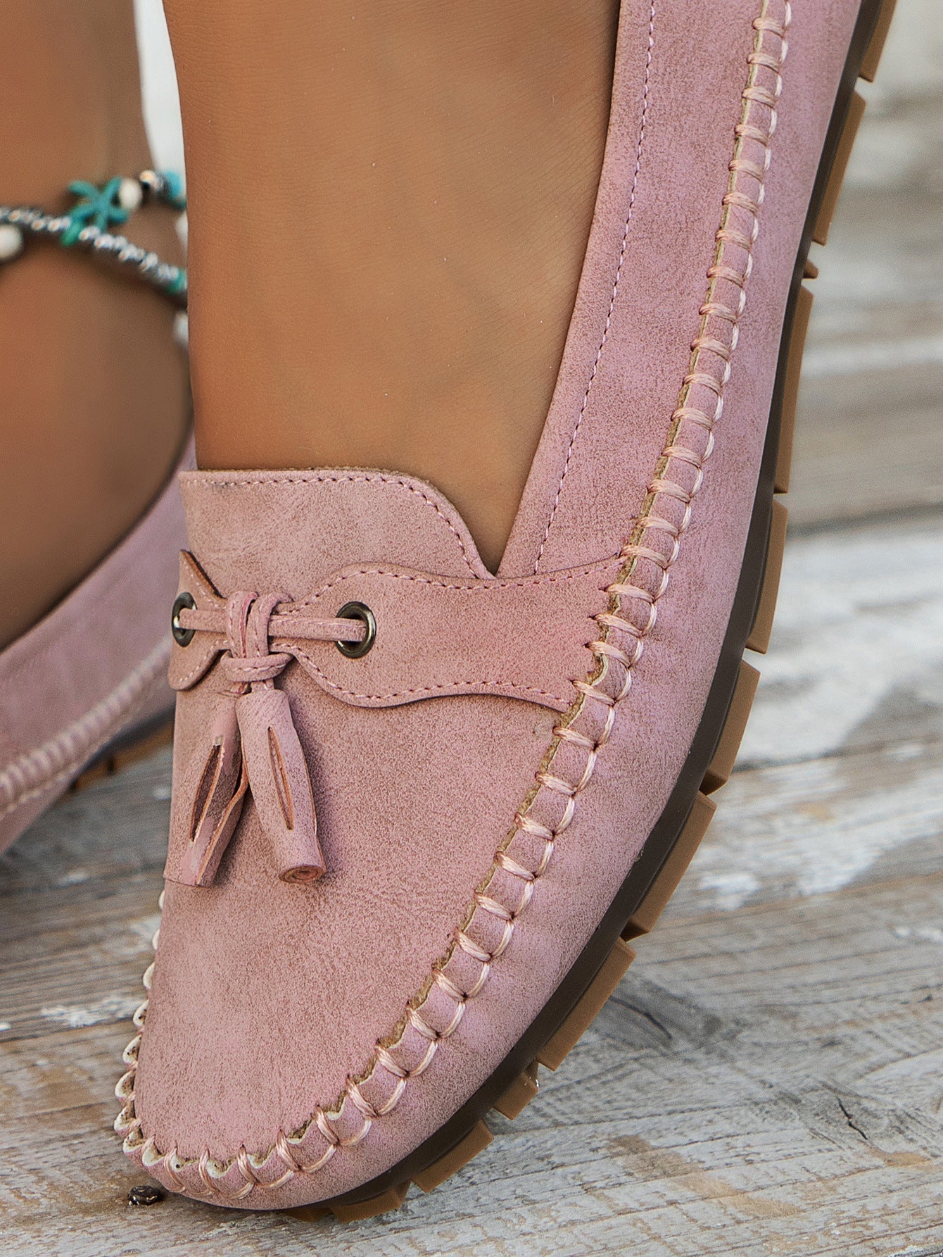 Alexis Loafers | Orthopedische Vintage Instappers Mocassins met Strik en Ergonomisch Comfort