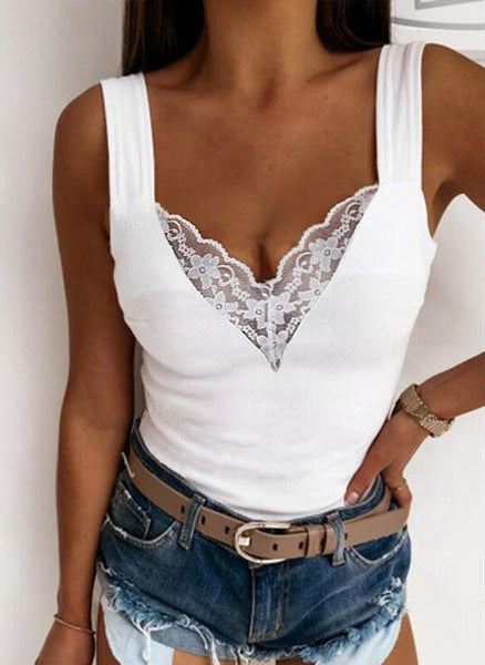 Aliana Tanktop | Zomerse V-Hals Top met Flatterende Pasvorm en Comfortabele Stof