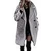 Adira Jas | Elegante Lange Pluche Damesjas voor Herfst en Winter