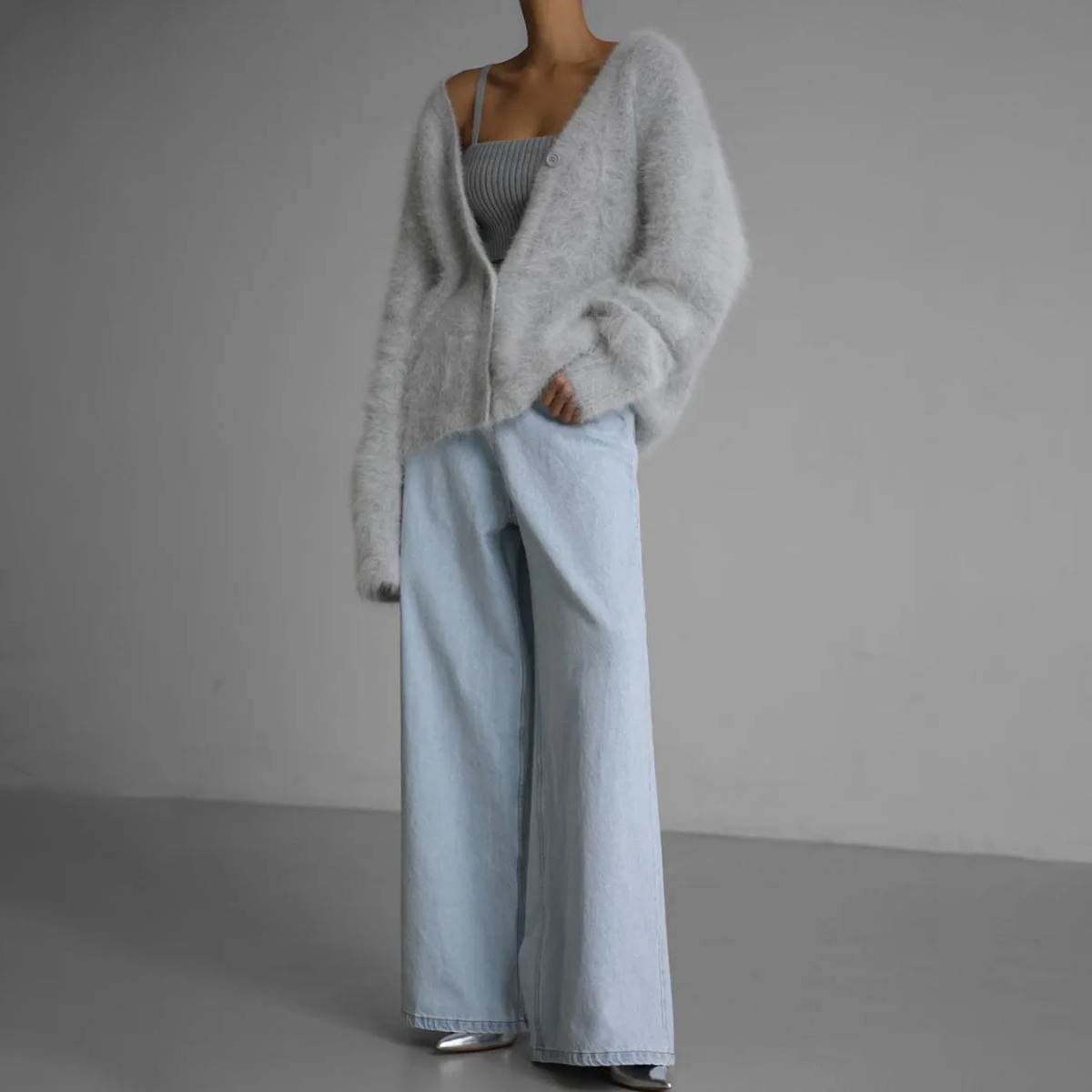 Elena Cardigan | Dames Kasjmier Vest met Tijdloos Design en Regular Fit