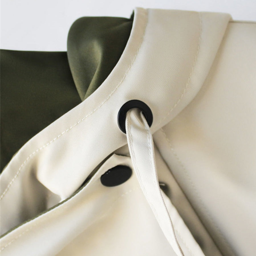 Allegra Coat | Water- en Winddichte Oversized Jas met Dubbele Kraag