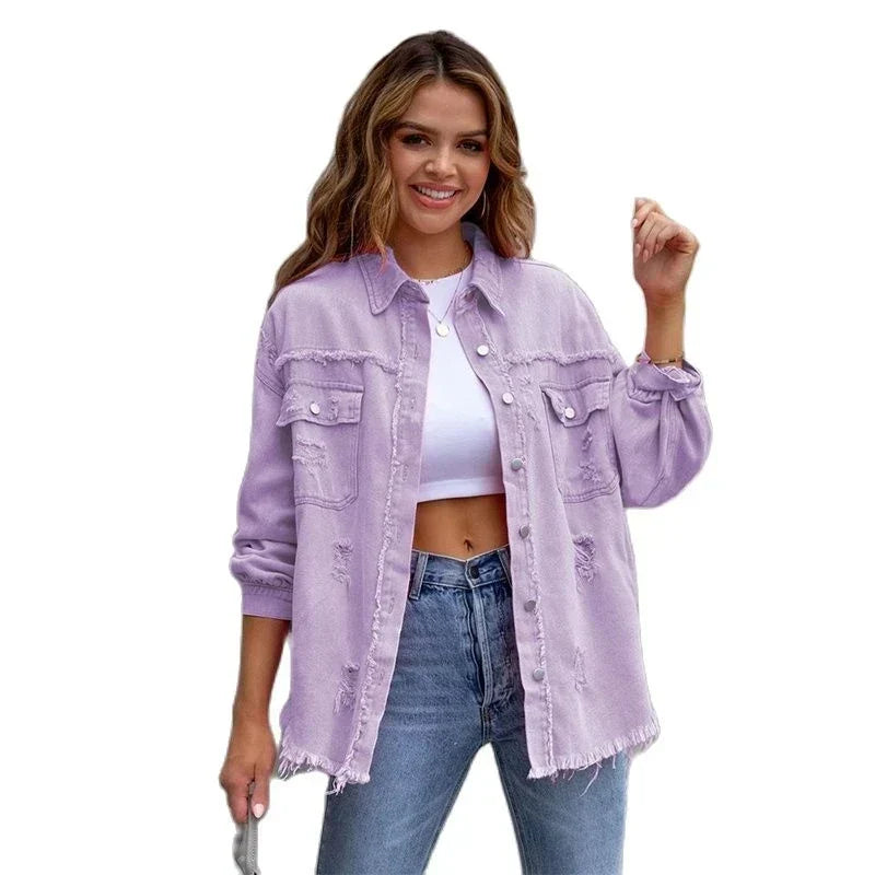 Valentina Jacket | Bohemian Denim Jack met Perfecte Pasvorm en Ibiza Vibes