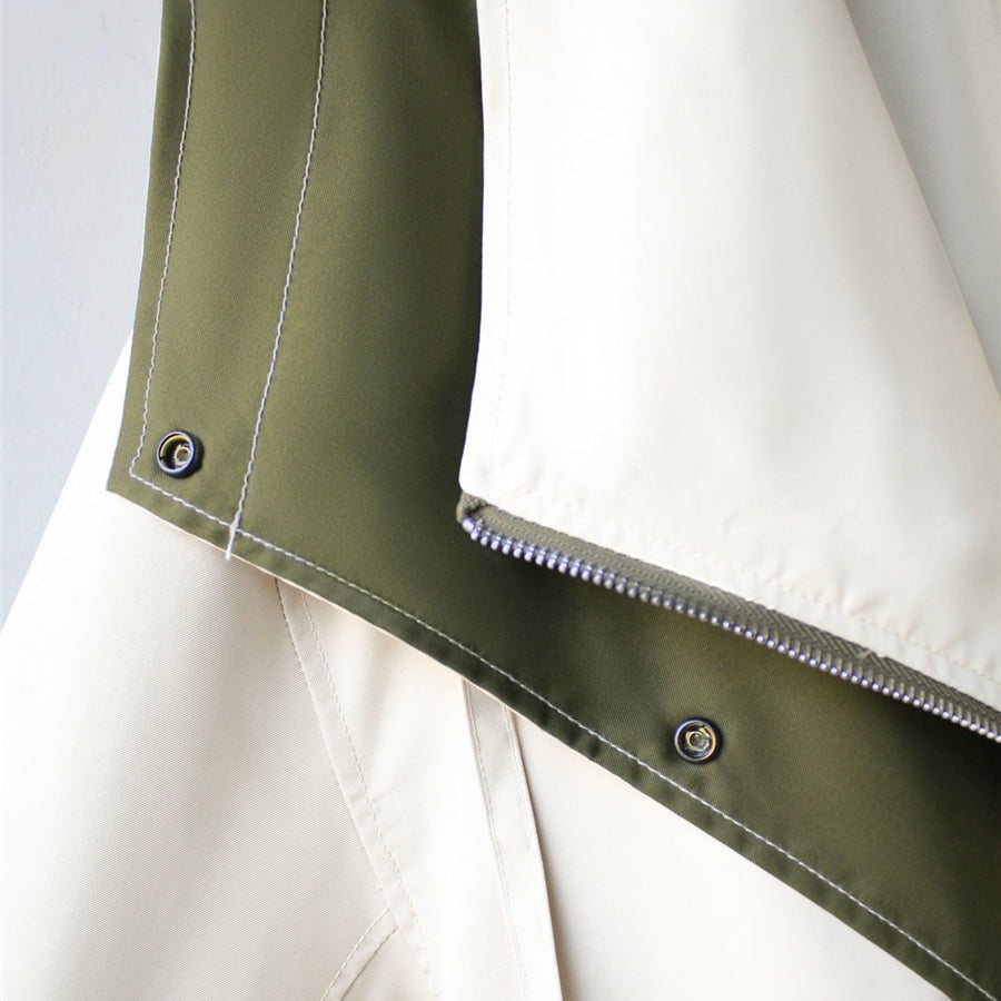 Allegra Coat | Water- en Winddichte Oversized Jas met Dubbele Kraag