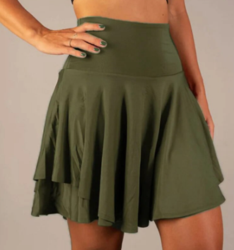 Alkira Rok | Korte Rok met Hoge Taille en Comfortabele Pasvorm voor Zomer en Lente