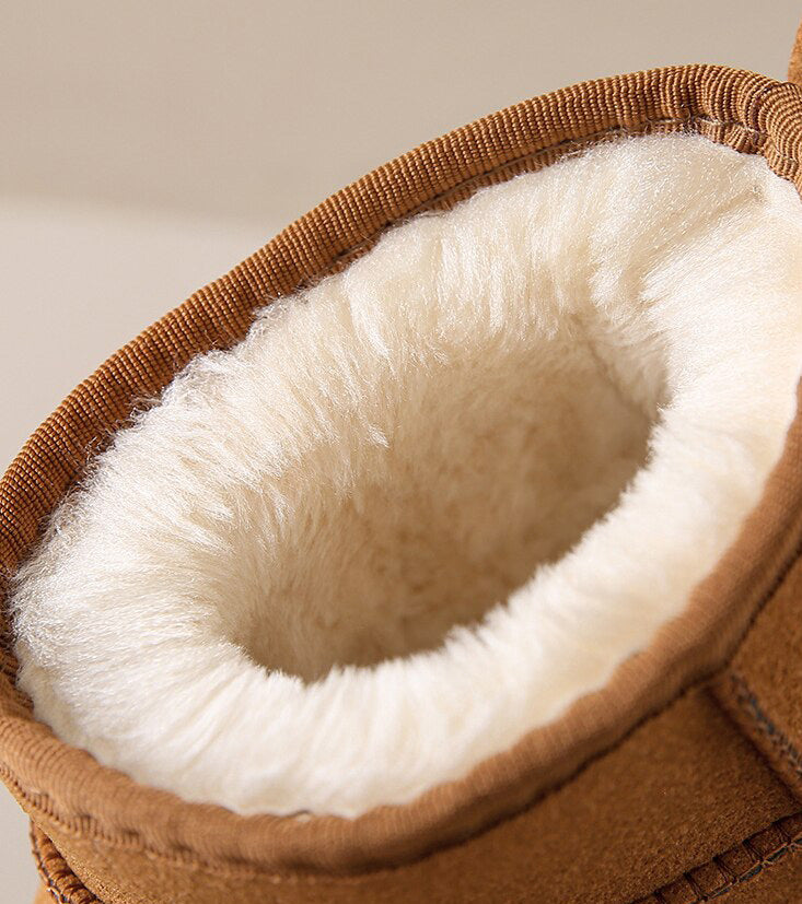 Siena Warme dames uggs enkellaarsjes – gevoerde waterafstotende laarsjes