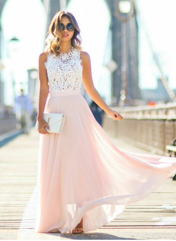 Anaya Maxi-Jurk | Elegante Witte Chiffon Zomerjurk met Romantisch Silhouet