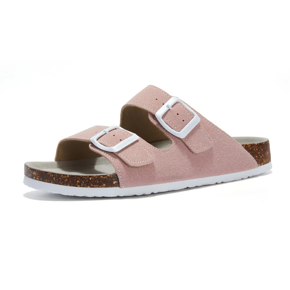 Renzo Sandalen | Orthopedische Unisex Slippers met Verstelbare Gespen en Kurken Voetbed