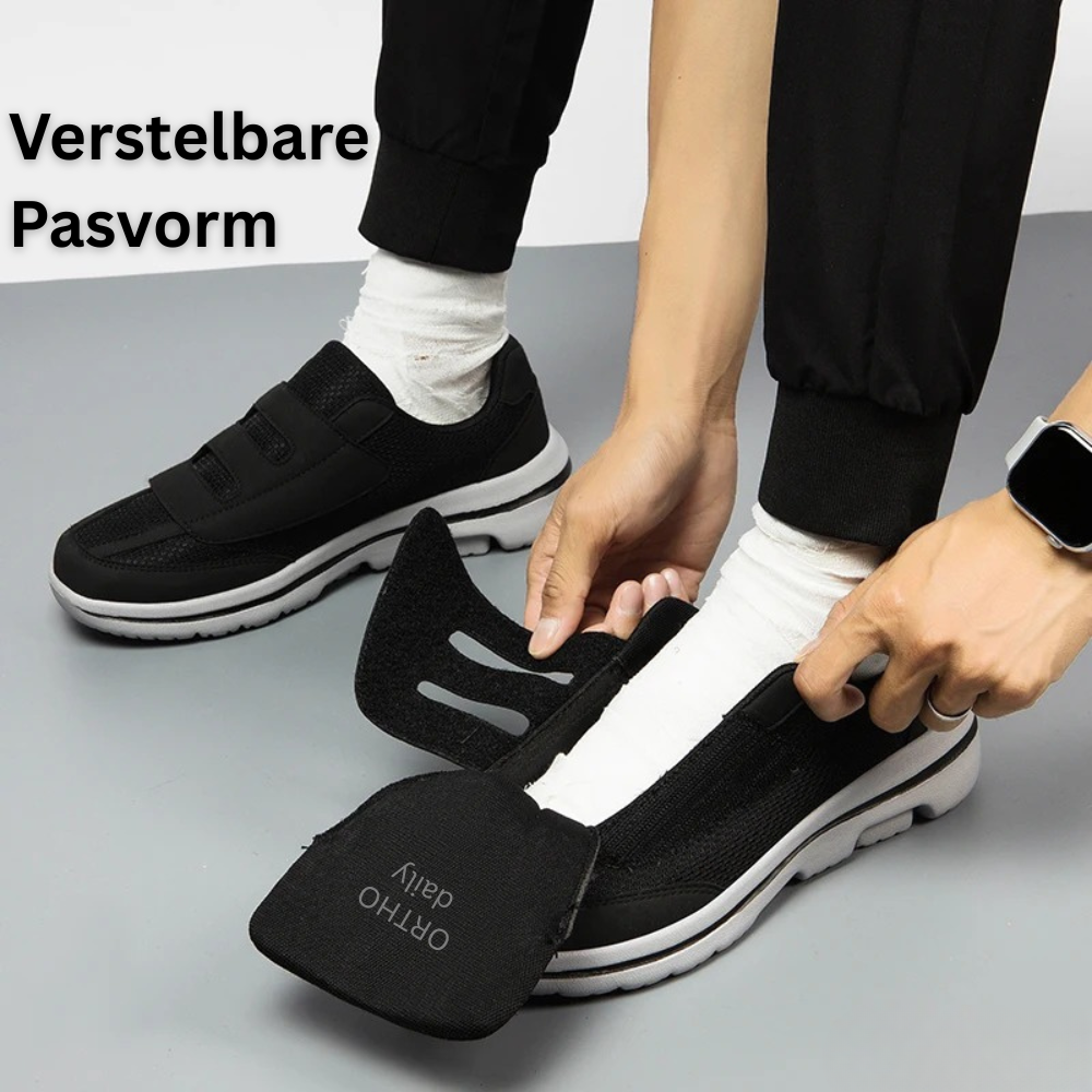 Rosa Diabetes Schoenen | Extra Brede Dames Schoenen met Klittenband en Orthopedische Ondersteuning