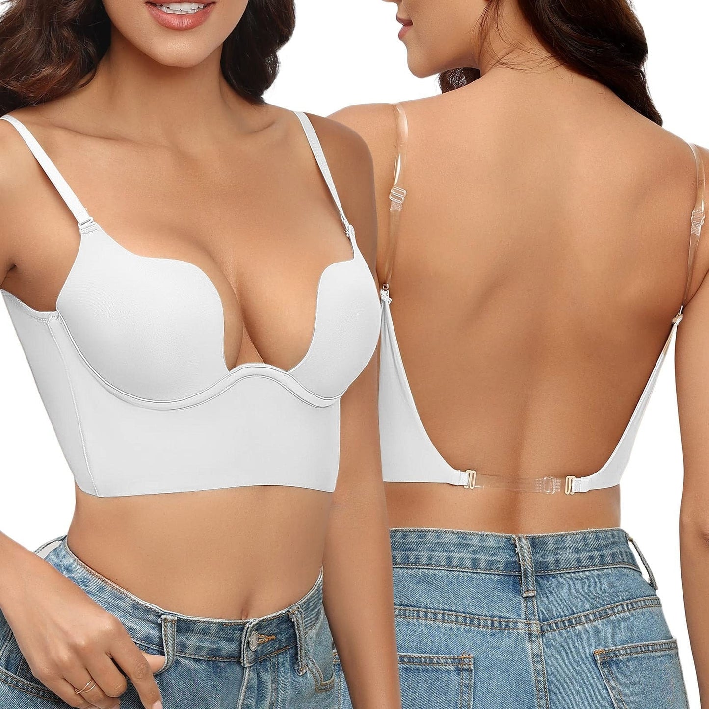 Celeste BH | Onzichtbare Strapless BH voor Open Rug Outfits met Sterke Ondersteuning