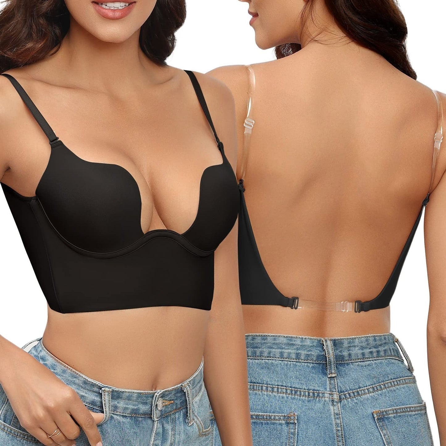 Celeste BH | Onzichtbare Strapless BH voor Open Rug Outfits met Sterke Ondersteuning