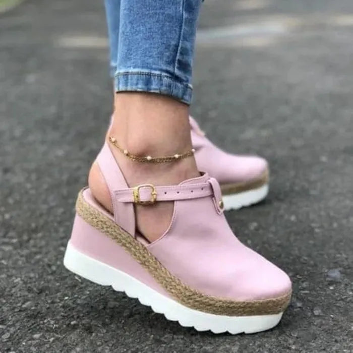 Lucia Sandalen | Comfortabele Dames Wedgesandalen met Ondersteunende Pasvorm en Stijlvolle Hak