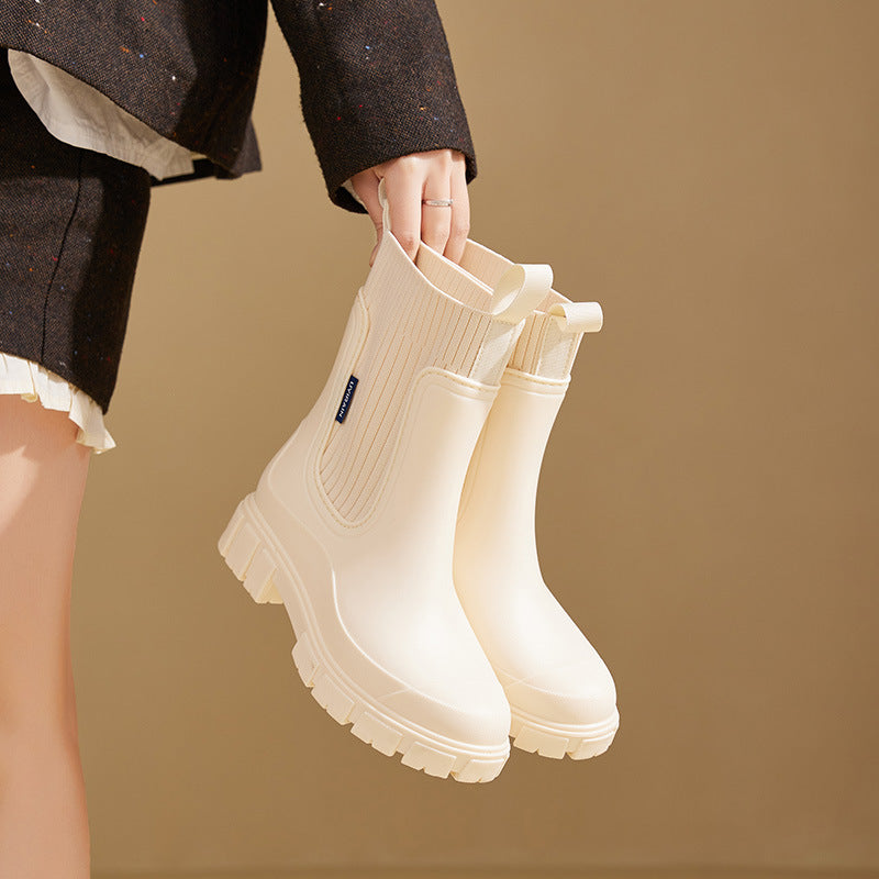 Fudus Regenlaarzen | 100% Waterdichte Dames Laarzen met Comfortzool