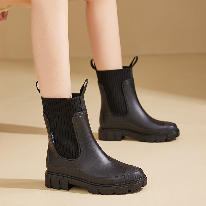 Fudus Regenlaarzen | 100% Waterdichte Dames Laarzen met Comfortzool