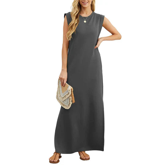 Ainsley Maxi Jurk | Luchtige Zomerjurk met A-lijn Pasvorm en Enkel-Lengte