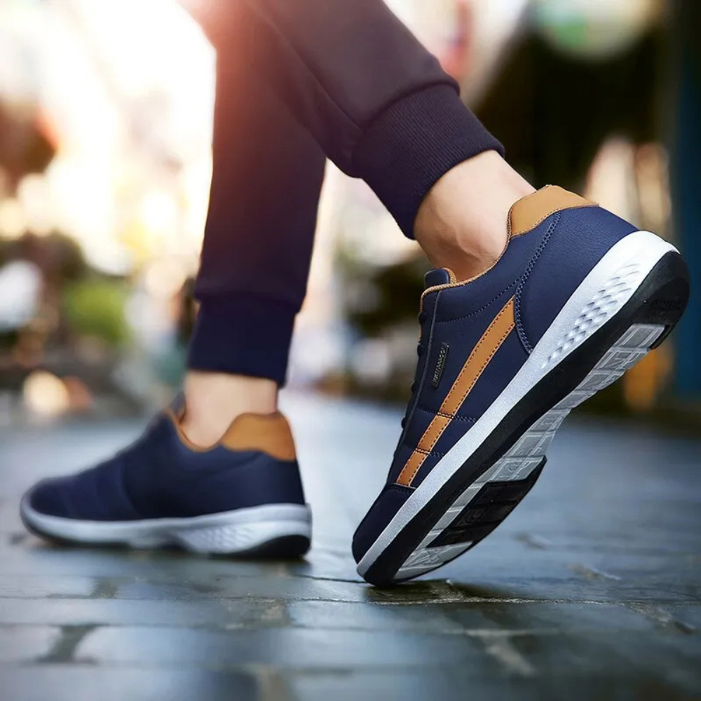 Marco Schoenen | Leren Orthopedische Herenschoenen met Steunzool en Antislipzool