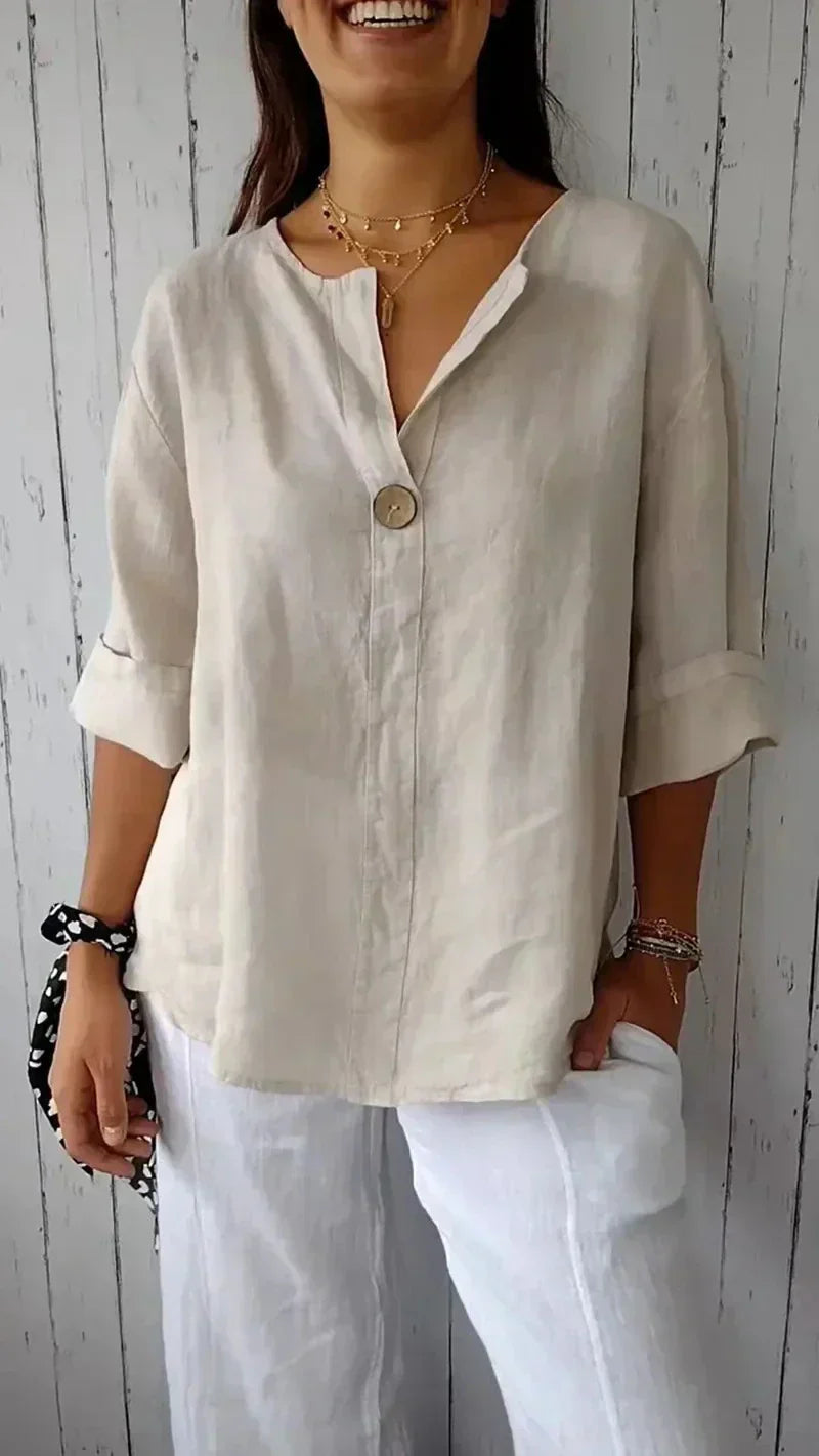 Aiah Blouse | Elegante Casual losse Damesblouse