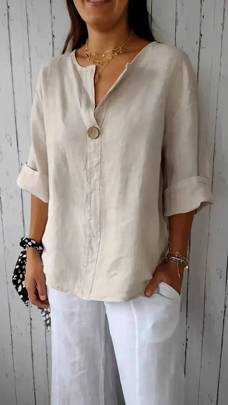 Aiah Blouse | Elegante Casual losse Damesblouse