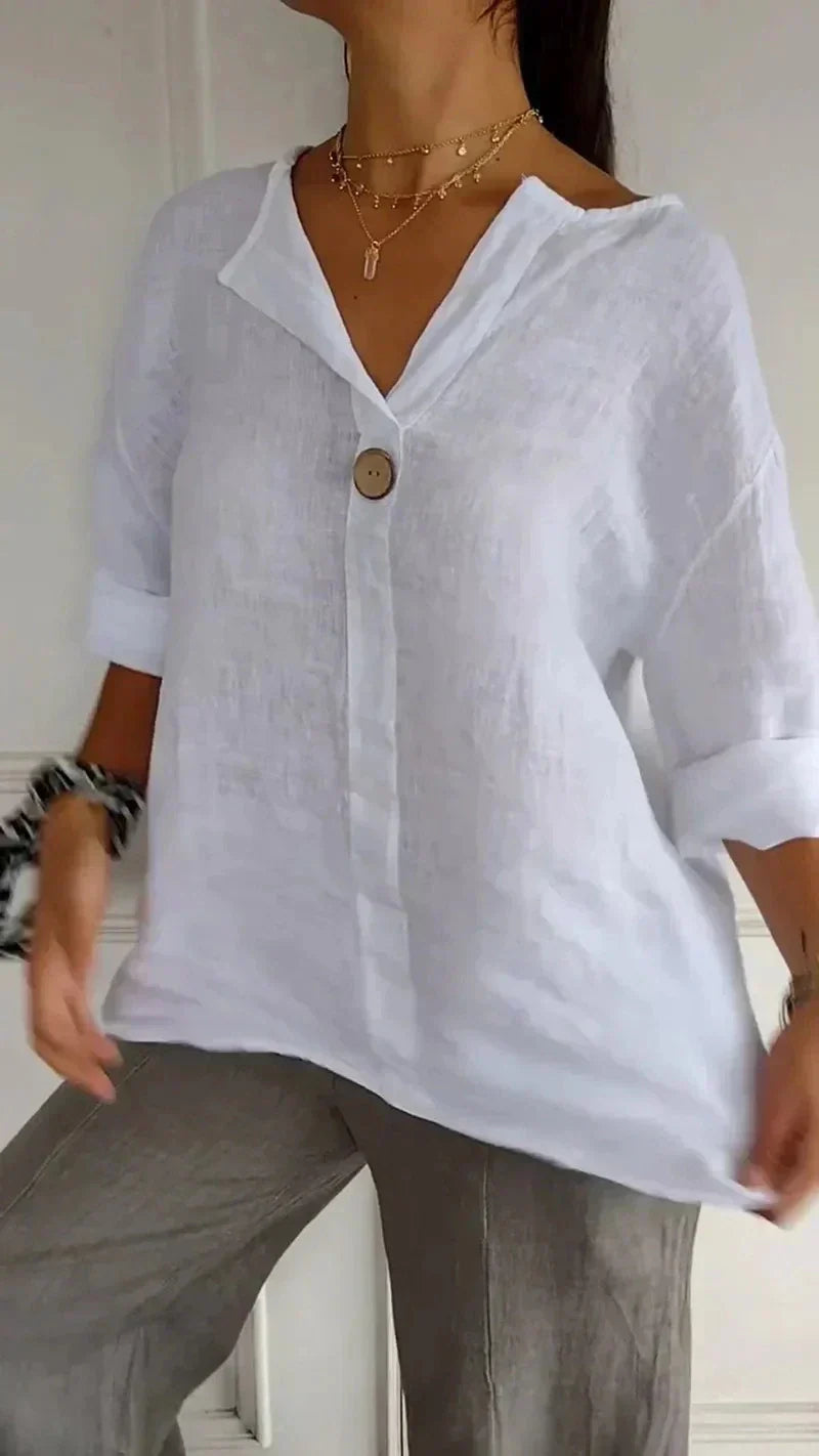Aiah Blouse | Elegante Casual losse Damesblouse