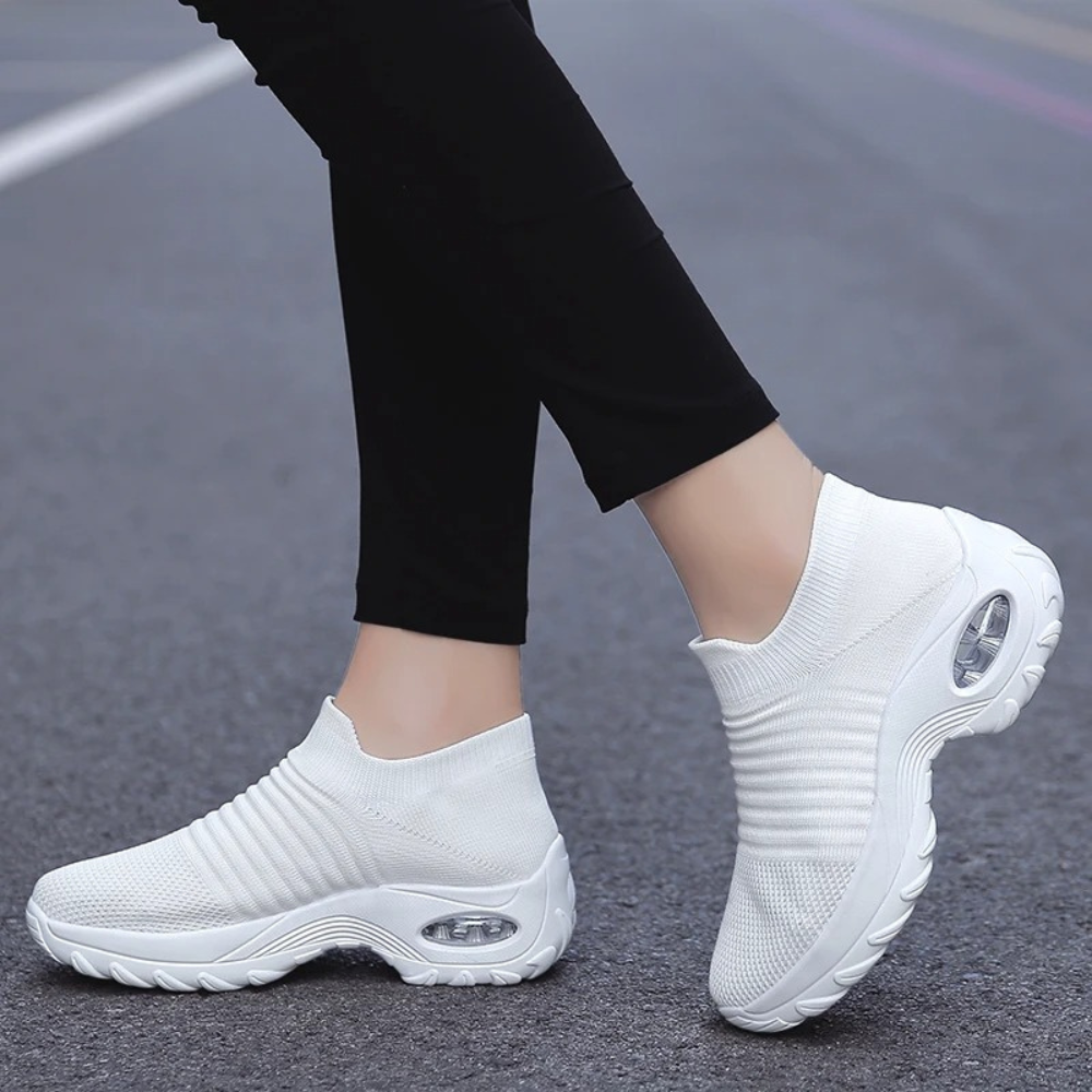 OrthoAir Schoenen | Orthopedische Dames Wandelschoenen met Voetboogsteun en Brede Pasvorm