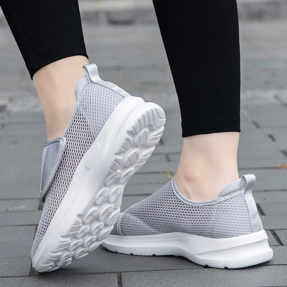 Raffaela Schoenen | Orthopedische Klittenbandschoenen met Mesh en Brede Pasvorm