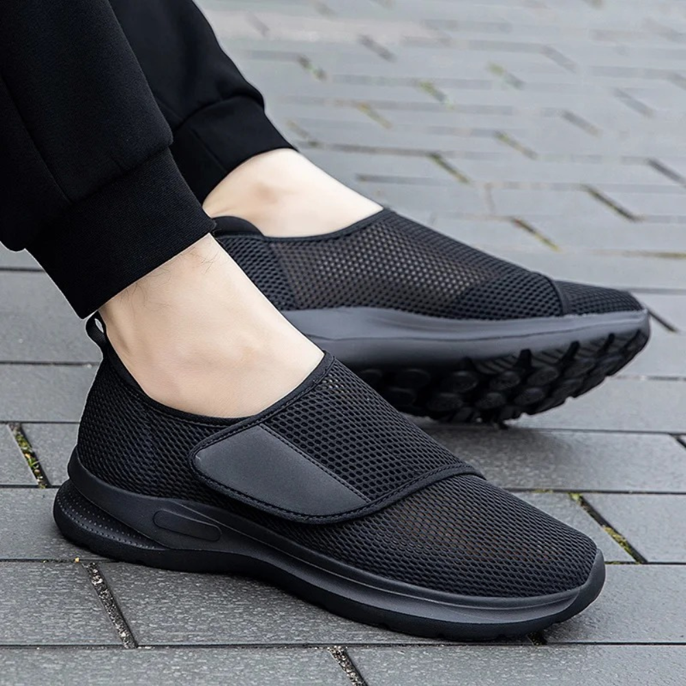 Raffaela Schoenen | Orthopedische Klittenbandschoenen met Mesh en Brede Pasvorm