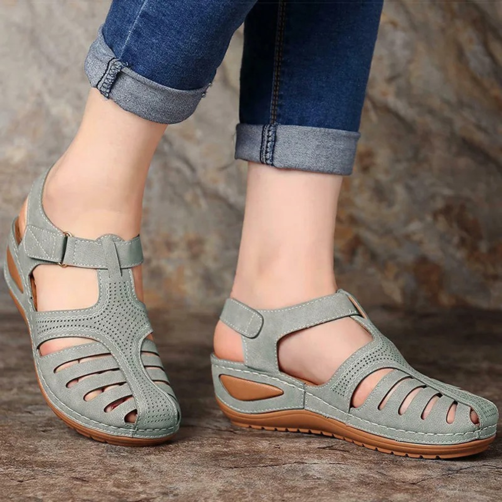 Francesca Sandalen | Orthopedische Dames Romeinse Sandalen met Voetboogondersteuning