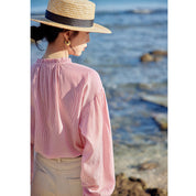 April Top | Klassieke Gestreepte Dames Top met Ronde Hals en Comfortabele Pasvorm