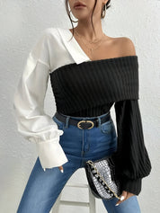 Berlinn Top | One-Shoulder Top van Zachte Gebreide Stof