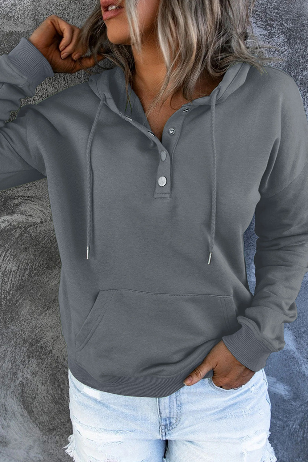 Luna Hoodie | Basic Dames Hoodie Trui met Comfortabele Pasvorm en Effen Design