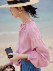 April Top | Klassieke Gestreepte Dames Top met Ronde Hals en Comfortabele Pasvorm