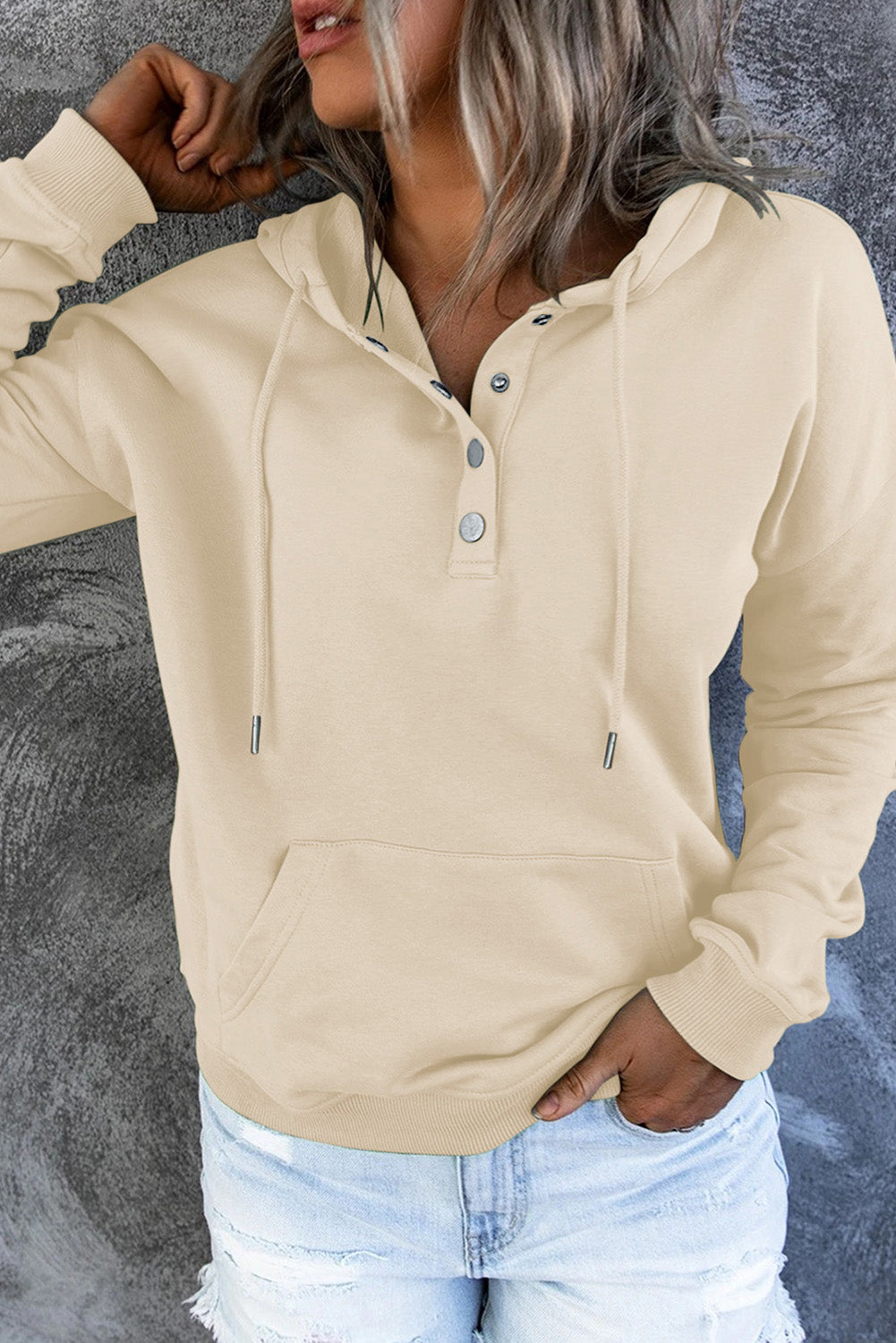 Luna Hoodie | Basic Dames Hoodie Trui met Comfortabele Pasvorm en Effen Design
