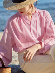 April Top | Klassieke Gestreepte Dames Top met Ronde Hals en Comfortabele Pasvorm