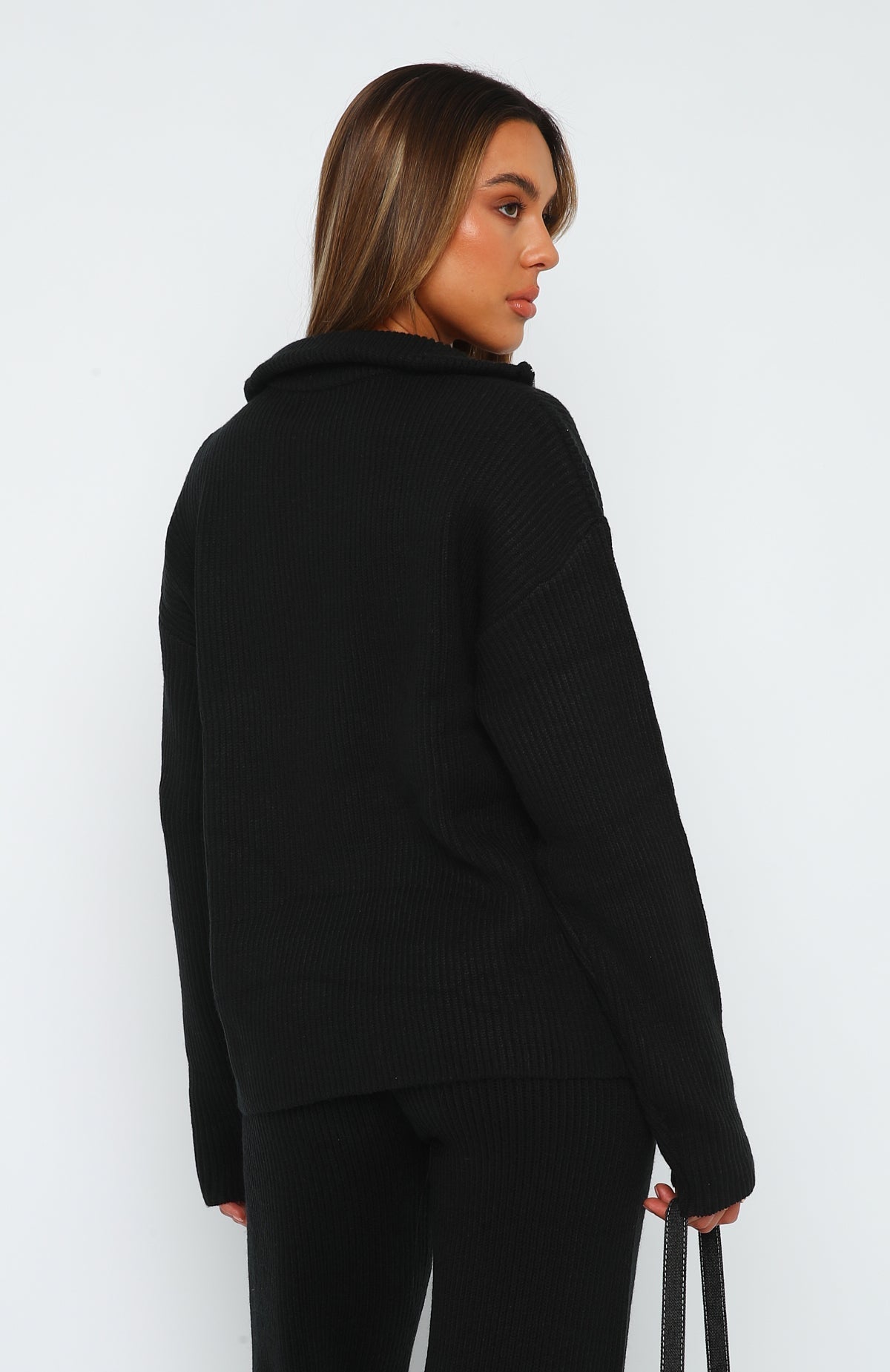 Helena Luxe dames herfst set – zachte tweedelige outfit met elegante pasvorm