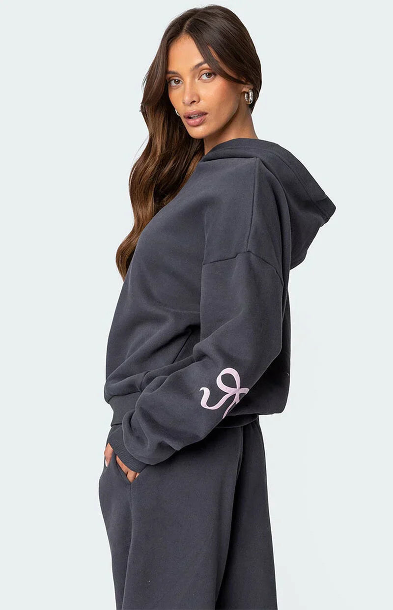Amelia Urban Fusion Trainingspak | Trendy Oversized Tracksuit met Strikdetails en Comfortabele Fit