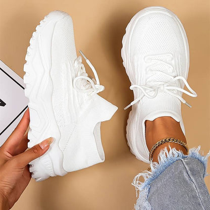 Giulia Orthopedische Sneakers voor dames | Stretchy Comfortschoenen met Memory Foam en Voetboogondersteuning