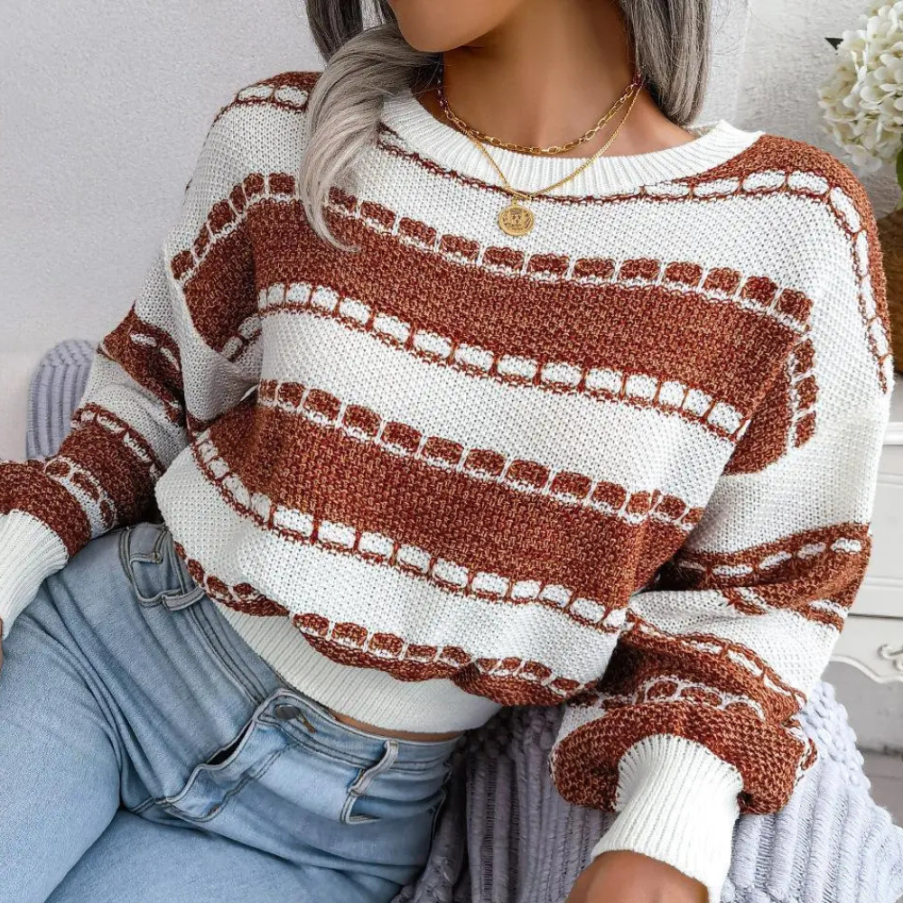 Rosa Trui | Comfortabele Trui voor Dames met corrigerende band op buik