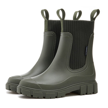 Fudus Regenlaarzen | 100% Waterdichte Dames Laarzen met Comfortzool