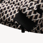 Vera dames pufferjas – gewatteerde winterjas met riem, capuchon & waterafstotende stof