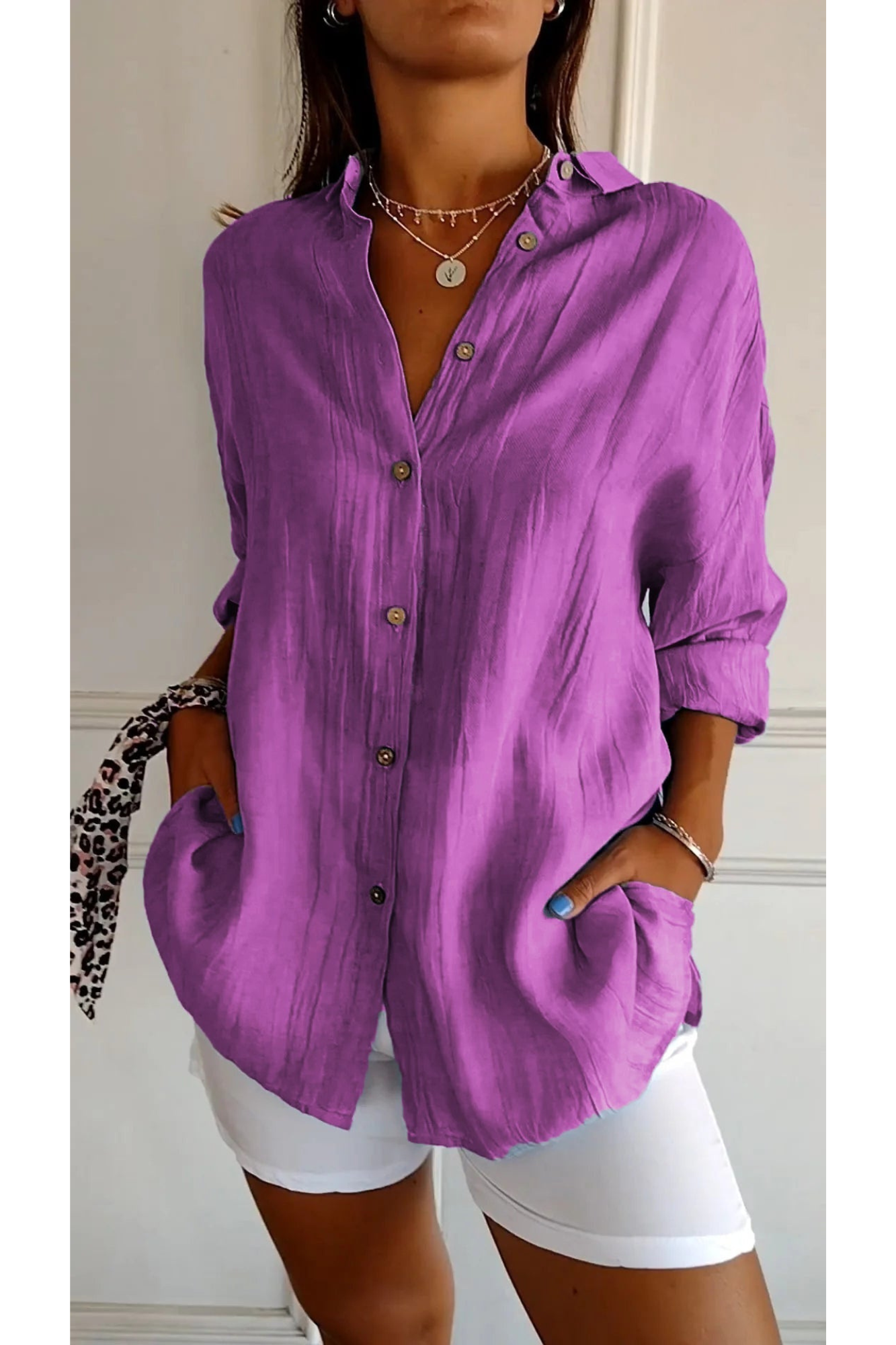 Valentina Shirt | Comfortabel Dames Shirt met Elegante Pasvorm en Ademend Materiaal