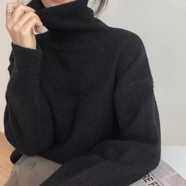 Brienne Coltrui | Zachte Herfsttrui met Hoge Col en Klassiek Design