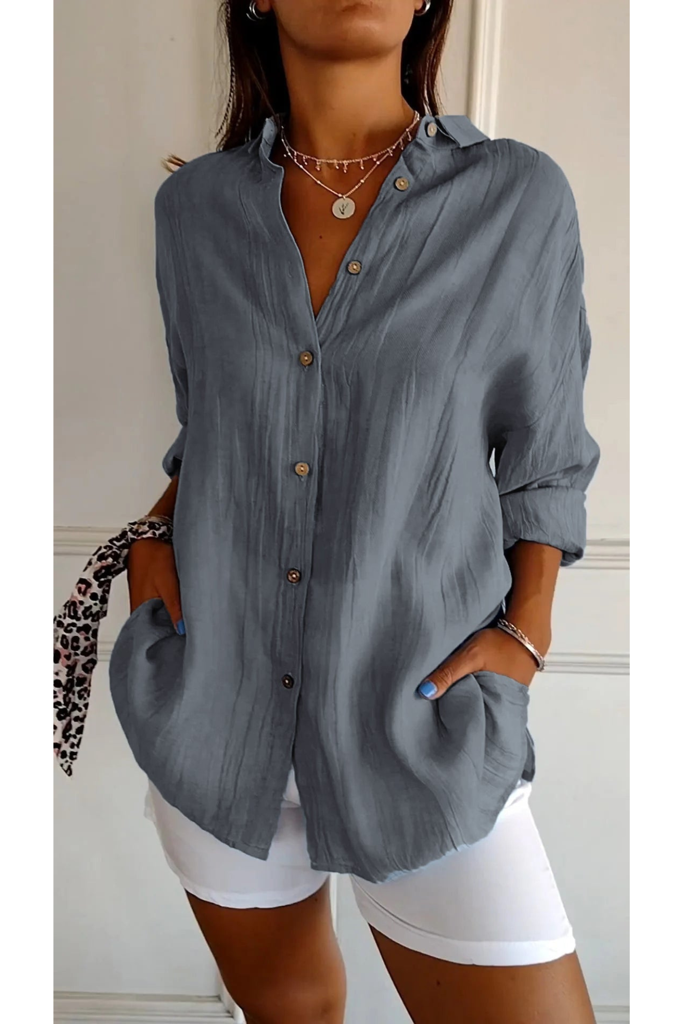 Valentina Shirt | Comfortabel Dames Shirt met Elegante Pasvorm en Ademend Materiaal